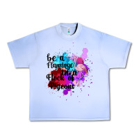 Grape Ice Be a Flamingo in a Flock of Pigeons Urban Heavy Tee - Bettercallsaul