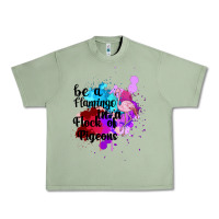 Oil Green Be a Flamingo in a Flock of Pigeons Urban Heavy Tee - Bettercallsaul