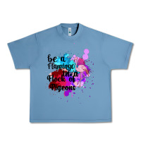 Pebble Blue Be a Flamingo in a Flock of Pigeons Urban Heavy Tee - Bettercallsaul