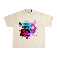 Sandshell Be a Flamingo in a Flock of Pigeons Urban Heavy Tee - Bettercallsaul