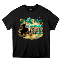 Black pretty girls walk like this Heavy Core Tee - NancyCooperArtShop