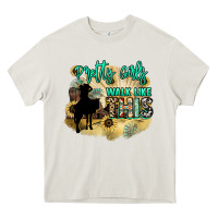 Pretty Girls Walk Like This Heavy Core Tee | Teevron