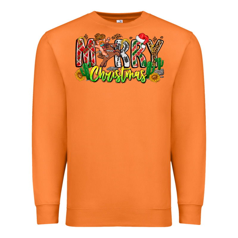 Merry Christmas Premium Sweatshirt by CowhideDigitalArt | Teevron