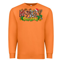 Carrot Merry Christmas Premium Sweatshirt - CowhideDigitalArt