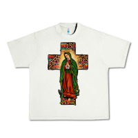 Pistachio our lady of guadalupe cros Urban Heavy Tee - JahusDesignShop
