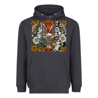 Smoke bunny Easter Heavyweight Hoodie - CowhideDigitalArt