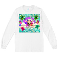 White nobody likes shady beach Long Sleeve Tee - TumblerDesignByShophia