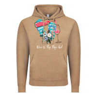 Vintage Coffee Wine Flip Flops Girl Vintage Hoodie - Bettercallsaul