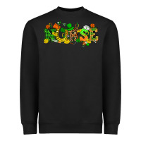 Black St. Patricks day nurse Heavyweight Sweatshirt - HowdyJamesFarm