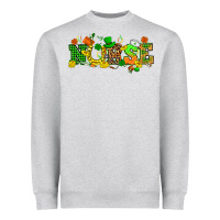 Heather Grey St. Patricks day nurse Heavyweight Sweatshirt - HowdyJamesFarm