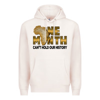 Pale Pink one month can't hold our history Premium Hoodie - FaDigitalArtStudio