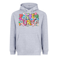 Heather Grey Easter Nurse Heavyweight Hoodie - CowhideDigitalArt