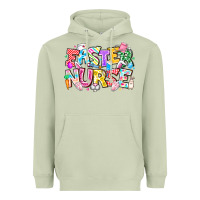 Matcha Easter Nurse Heavyweight Hoodie - CowhideDigitalArt