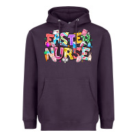 Plum Easter Nurse Heavyweight Hoodie - CowhideDigitalArt