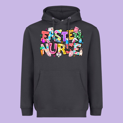 Easter Nurse Heavyweight Hoodie Designed By Cowhidedigitalart