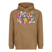 Toasted Coconut Easter Nurse Heavyweight Hoodie - CowhideDigitalArt