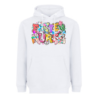 White Easter Nurse Heavyweight Hoodie - CowhideDigitalArt