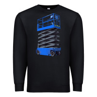 Black scissor lift Premium Sweatshirt - LillyAllenDesigns