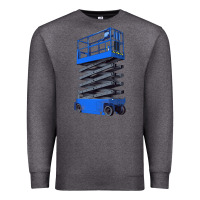 Charcoal Heather scissor lift Premium Sweatshirt - LillyAllenDesigns