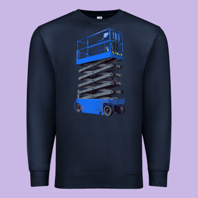 Scissor Lift Premium Sweatshirt Designed By Lillyallendesigns