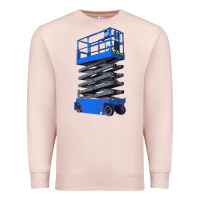 Pale Pink scissor lift Premium Sweatshirt - LillyAllenDesigns