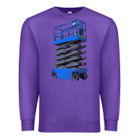 Purple scissor lift Premium Sweatshirt - LillyAllenDesigns