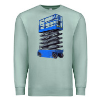 Seafoam scissor lift Premium Sweatshirt - LillyAllenDesigns