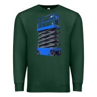 Sports Green scissor lift Premium Sweatshirt - LillyAllenDesigns