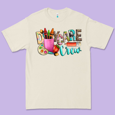 Daycare Crew Premium Tee Designed By Nancycooperartshop