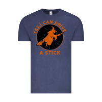 Vintage Denim Halloween Witch Vintage Tee - Bettercallsaul