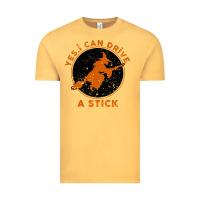 Vintage Mustard Halloween Witch Vintage Tee - Bettercallsaul