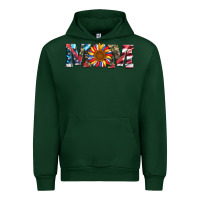 Forest Green mom with sunflower Urban Hoodie - Artiststas