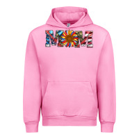 Fuchsia Pink mom with sunflower Urban Hoodie - Artiststas