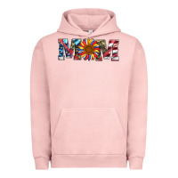 Pigment Salmon mom with sunflower Urban Hoodie - Artiststas