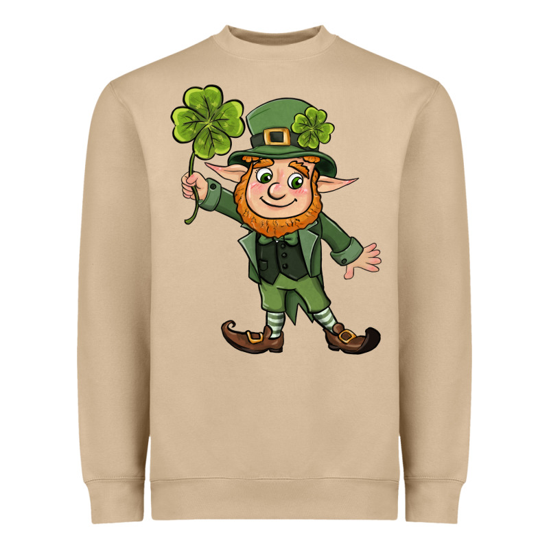 St. Patrick's Day Elf Heavyweight Sweatshirt by CowGirlArtShop | Teevron
