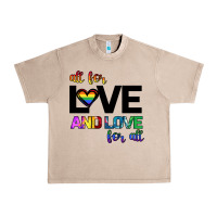 French Oak All For Love And Love For All Urban Heavy Tee - Bettercallsaul