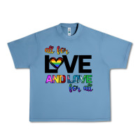 Pebble Blue All For Love And Love For All Urban Heavy Tee - Bettercallsaul