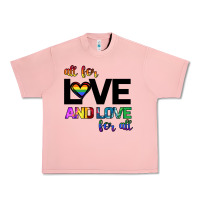 Salmon All For Love And Love For All Urban Heavy Tee - Bettercallsaul