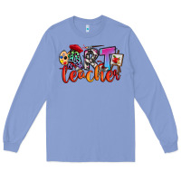 Colony Blue art teacher Long Sleeve Tee - RanaPortraitStore