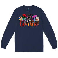 Navy art teacher Long Sleeve Tee - RanaPortraitStore