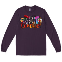 Plum art teacher Long Sleeve Tee - RanaPortraitStore