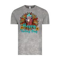 Cloud Rock happy turkey day sunflower Vintage Tee - RanaPortraitStore