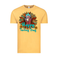 Vintage Mustard happy turkey day sunflower Vintage Tee - RanaPortraitStore