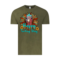 Vintage Olive happy turkey day sunflower Vintage Tee - RanaPortraitStore