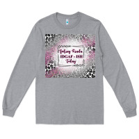 Heather Grey feeling kinda idgaf ish today with leopard Long Sleeve Tee - TumblerDesignByShophia