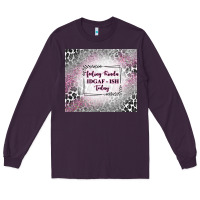 Plum feeling kinda idgaf ish today with leopard Long Sleeve Tee - TumblerDesignByShophia