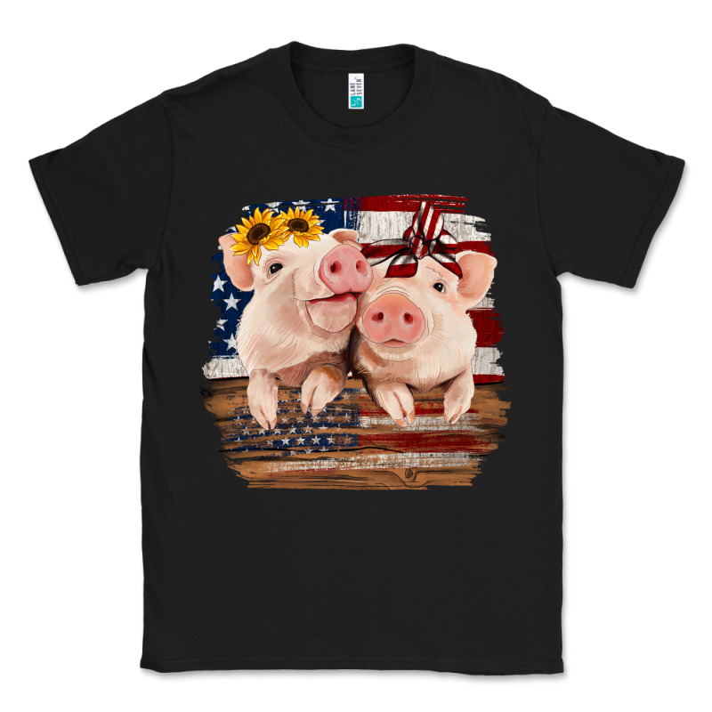 Cute Couple American Pigs Classic Tee by Bettercallsaul | Teevron
