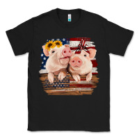 Black Cute Couple American Pigs Classic Tee - Bettercallsaul