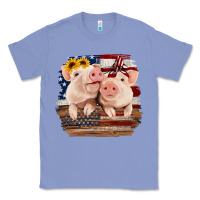 Colony Blue Cute Couple American Pigs Classic Tee - Bettercallsaul