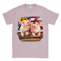 Lilac Cute Couple American Pigs Classic Tee - Bettercallsaul